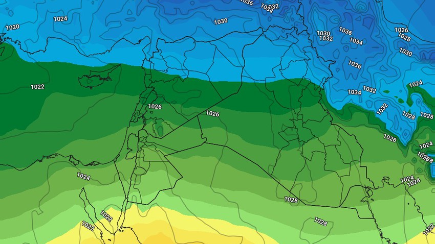 Jordan - Weekend | The continuing impact of the cold Siberian air mass on the Kingdom