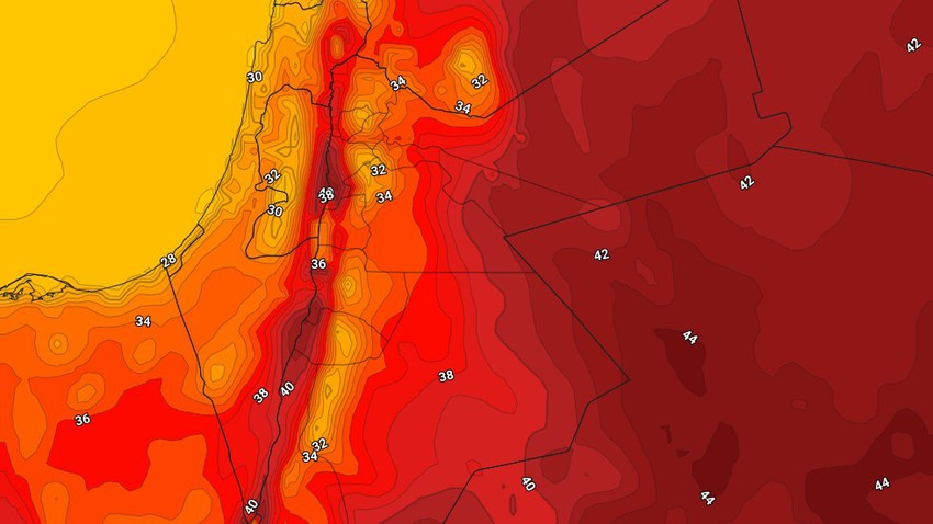 الأردن | انخفاض قليل على درجات الحرارة الأربعاء والطقس يكون مُعتدلاً ليلاً  