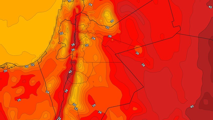 الأردن | انخفاض على درجات الحرارة الخميس وطقس صيفي إعتيادي مع ظهور كميات من السُحب 