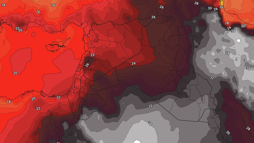 العراق - نهاية الأسبوع | إنخفاض متتالي على درجات الحرارة وليالي باردة نسبياً في المرتفعات الجبلية العالية