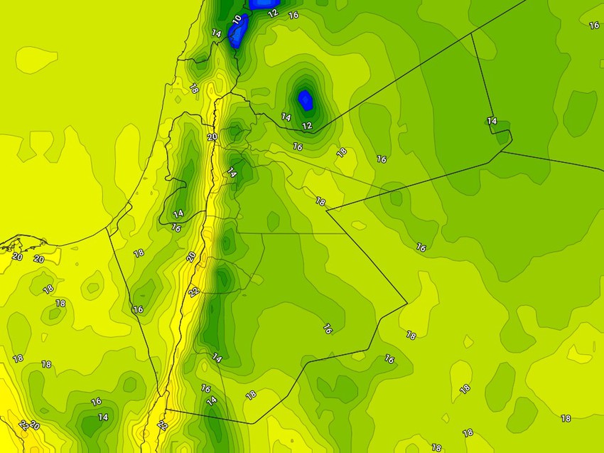 Jordan | Temperatures around their averages and a noticeable coldness ...