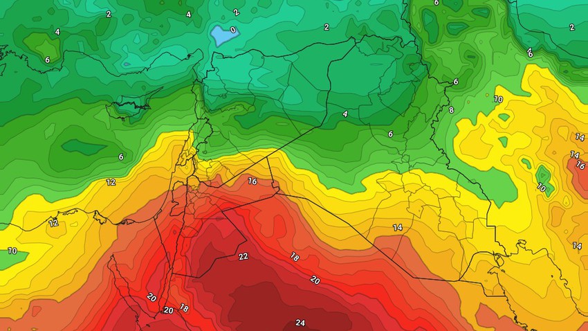 Jordan | A deep Khamasini depression affects the Kingdom on Sunday, accompanied by severe weather fluctuations