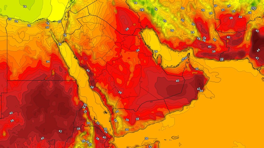 الكويت | ارتفاع آخر على درجات الحرارة الثلاثاء مع هبوب الرياح الجنوبية الشرقية     