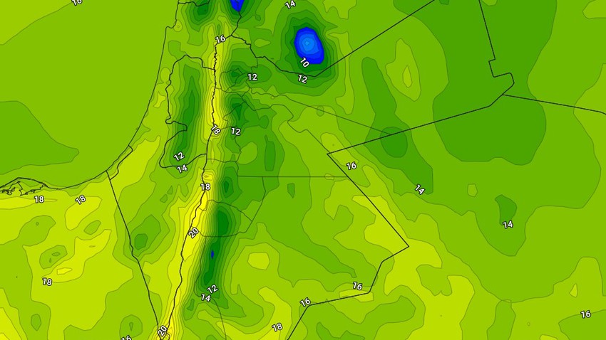 الأردن | ارتفاع إضافي وطفيف على درجات الحرارة الاثنين لتصبح حول مُعدلاتها لمثل هذا الوقت من العام 