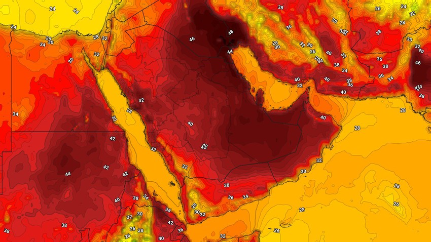الكويت | استمرار الموجة الحارة الاثنين ورطوبة مُرتفعة تزيد من الشعور بالحرارة  
