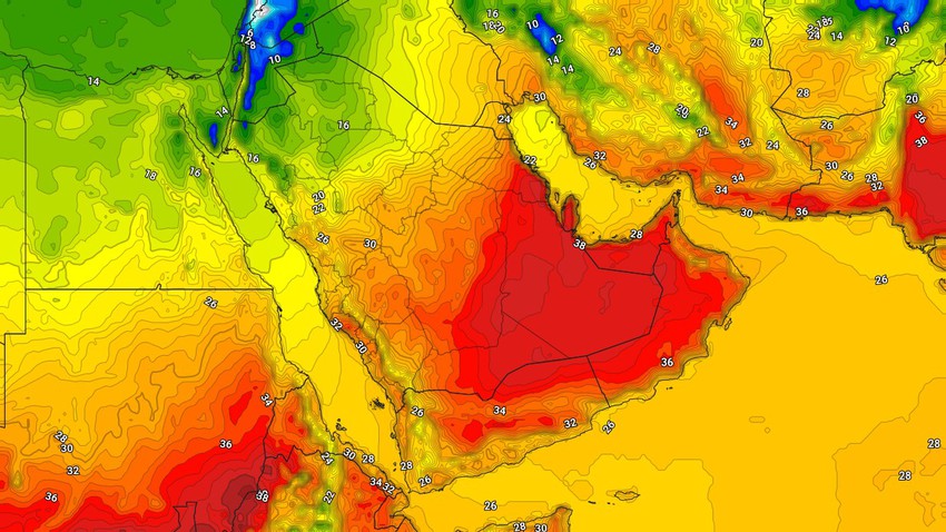 الكويت | انخفاض قليل على درجات الحرارة في المناطق الغربية الخميس وارتفاعها في بقية المناطق 