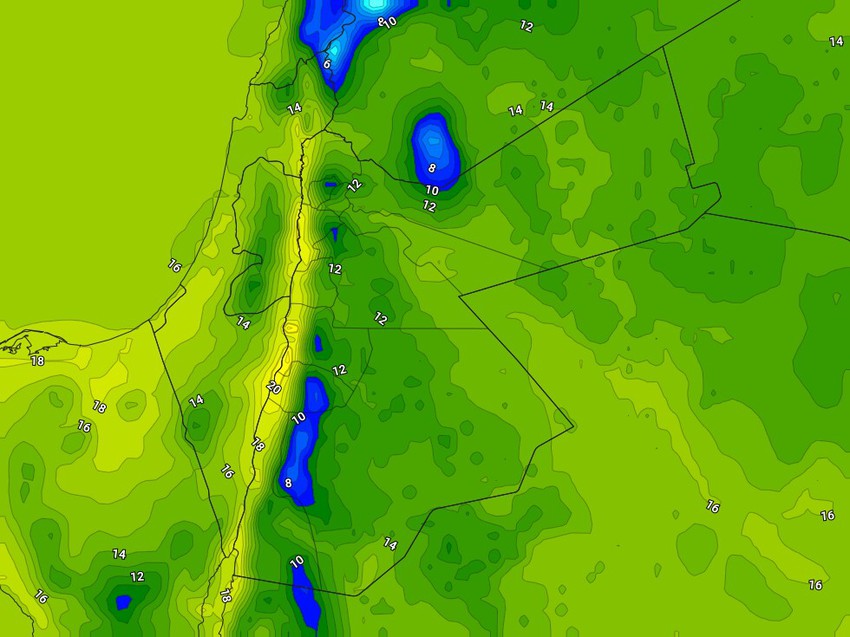 Jordan | Temperatures close to their rates at the end of the week, and ...