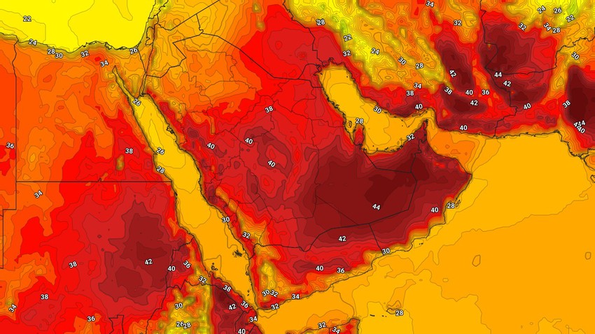 Kuwait | Temperatures rise on Wednesday to touch the end of the thirties