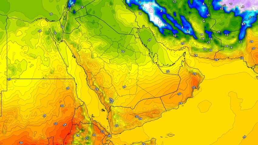Kuwait | Stable and cold weather continues Wednesday