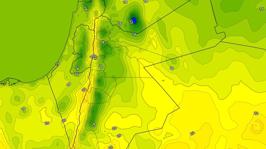 الأردن | ابتعاد المنخفض الخماسيني الاثنين مع انخفاض على درجات الحرارة