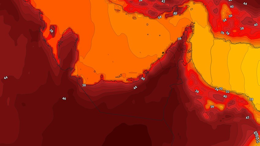 الإمارات | انخفاض قليل على درجات الحرارة مع استمرار فرص تشكل السُحب الرعدية الإثنين