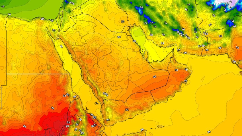 الكويت | ارتفاع على درجات الحرارة الثلاثاء وطقس مُعتدل في غالبية المناطق