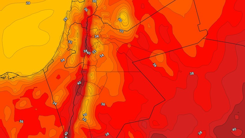 الأردن | درجات حرارة حول مُعدلاتها الإثنين مع إستمرار ظهور الغيوم المُنخفضة      