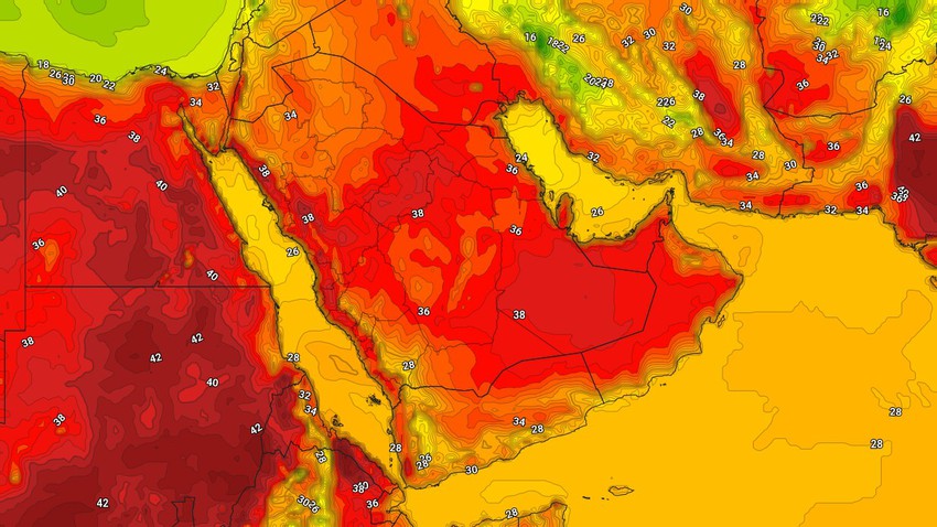الكويت | المزيد من الانخفاض على درجات الحرارة الاربعاء مع بقاء الطقس حاراً بوجهٍ عام 