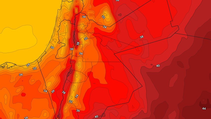 الأردن | طقس حار نسبياً في عموم المناطق الثلاثاء 24-8-2021