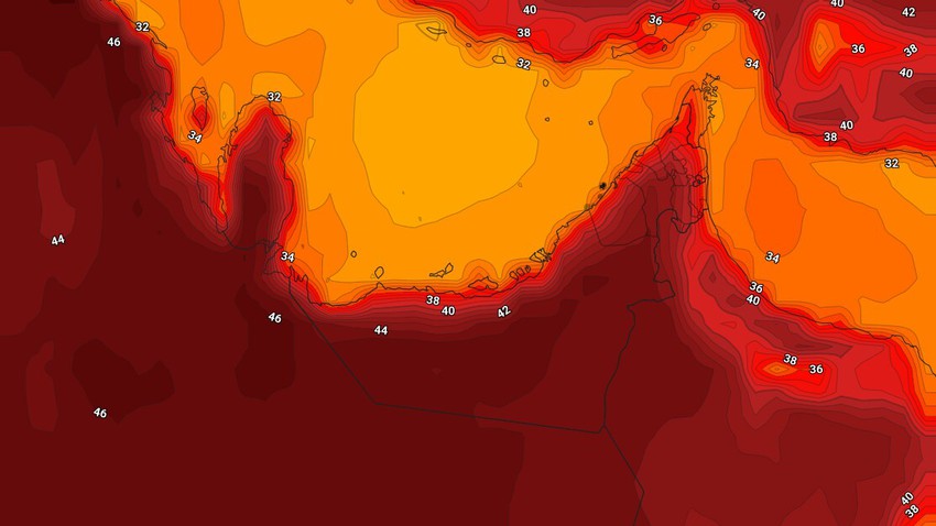 الإمارات | استمرار الأجواء الحارة وظهور للغيوم المُنخفضة على الساحل الشرقي صباحاً    