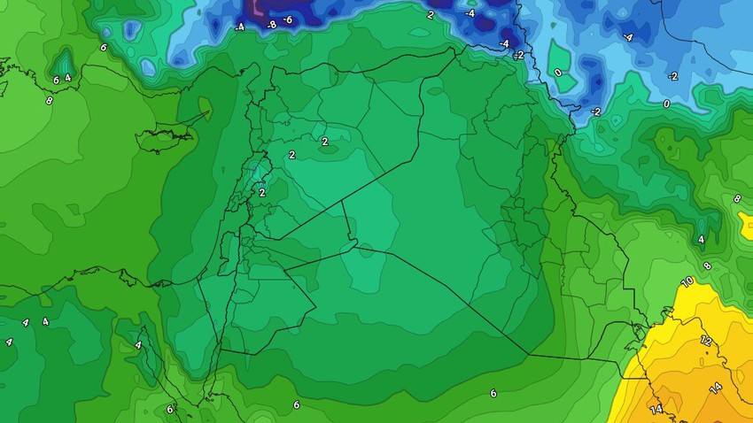الأردن - نهاية الأسبوع | المملكة تتأثر ببقايا المنخفض الجوي الجمعة وعودة الأجواء المُشمسة إعتباراً من السبت 
