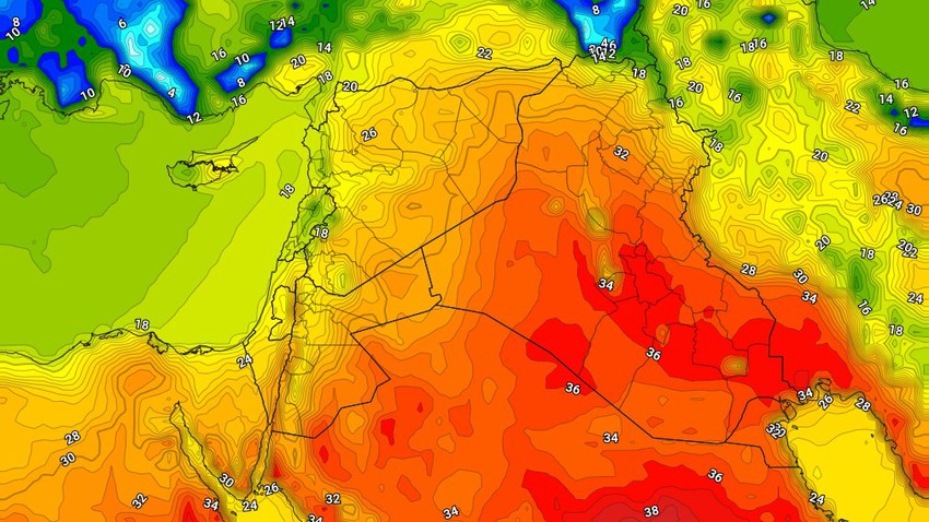 العراق | ارتفاع ملموس على درجات الحرارة الاثنين وعودة للغُبار على المناطق الغربية والشمالية   