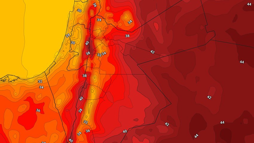 الأردن | ارتفاع على درجات الحرارة الاثنين وأجواء حارة في العديد من المناطق 