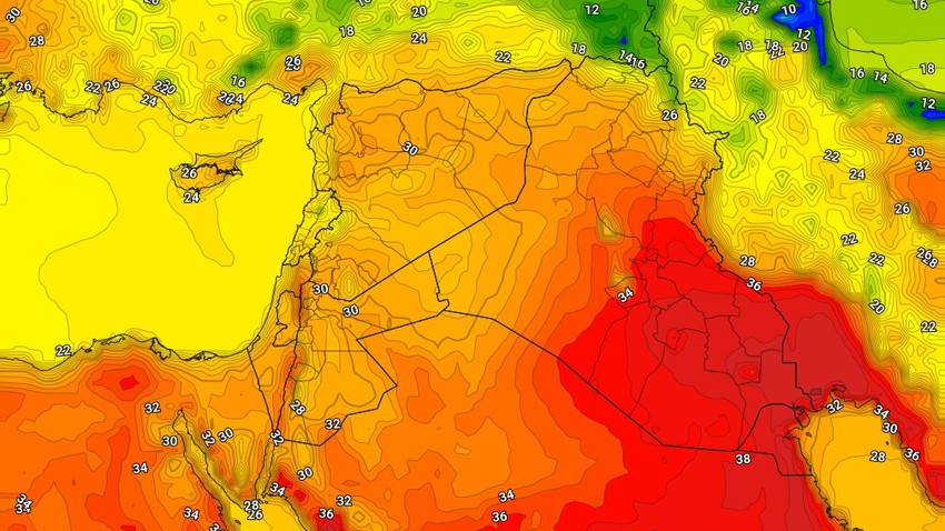 Iraq | A rise in temperatures on Wednesday and chances of dust still persist