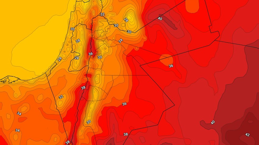 الأردن | انخفاض اضافي على درجات الحرارة الأربعاء مع ظهور الغيوم المُنخفضة  