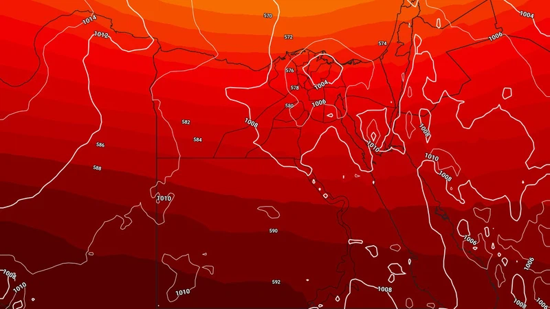 منخفض جوي سطحي يؤثر على شمال مصر يجلب أجواء حارة ومغبرة يوم الثلاثاء، فهل يترافق بالأمطار؟ | عرب تايم منخفض جوي سطحي يؤثر على شمال مصر يجلب أجواء حارة ومغبرة يوم الثلاثاء، فهل يترافق بالأمطار؟ | عرب تايم