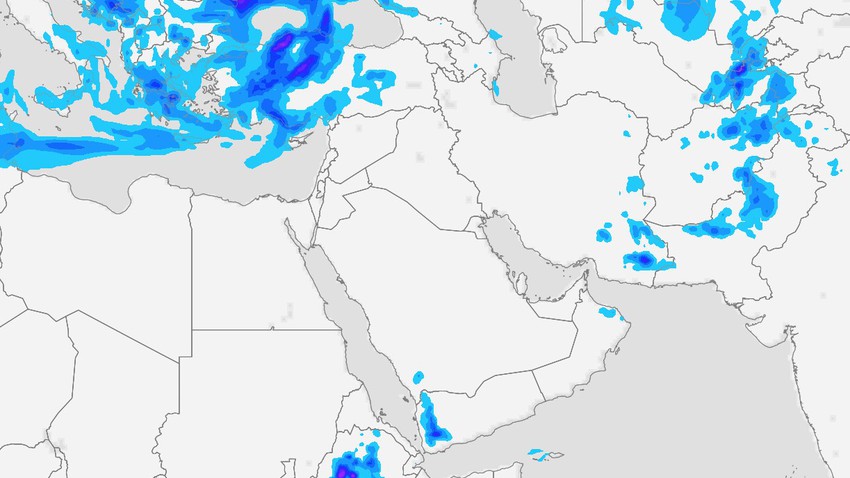 Yémen | Une intensification des formations de cumulus est attendue dans les hautes terres de l&#39;ouest pour les deux prochains jours