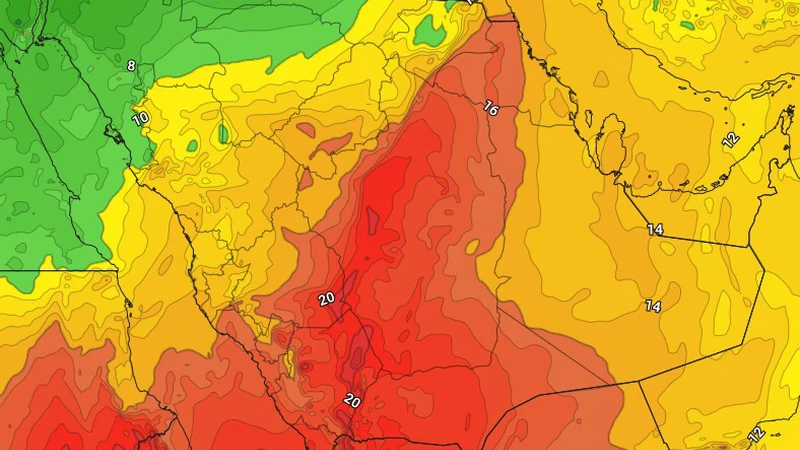 جبهة هوائية دافئة نهار الجمعة في مقدمة منخفض جوي يعبر البلاد ليلاً | عرب تايم جبهة هوائية دافئة نهار الجمعة في مقدمة منخفض جوي يعبر البلاد ليلاً | عرب تايم