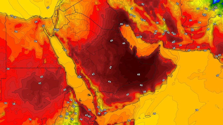 الكويت | انخفاض قليل على درجات الحرارة الاربعاء مع بقاء الأجواء شديدة الحرارة