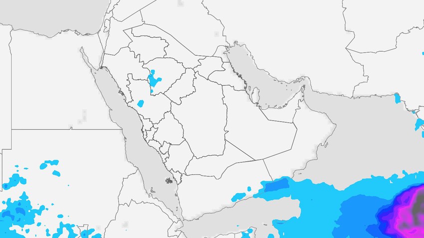 Saudi Arabia | A state of air instability on Medina and Hail Tuesday