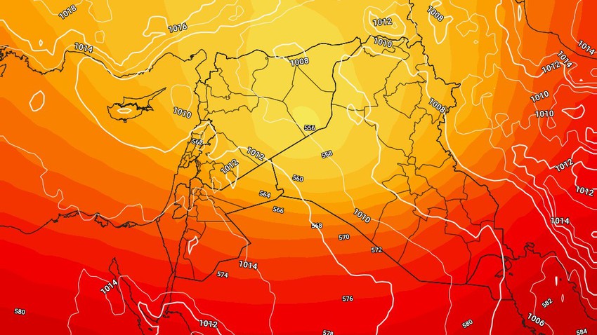 Iraq - Weekend | Gradual decrease in temperatures and unstable weather conditions in these areas