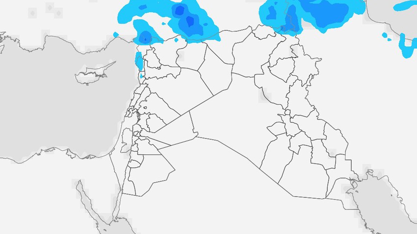 Syria | A decrease in the temperatures Thursday, to become around their normal levels for this time of the year