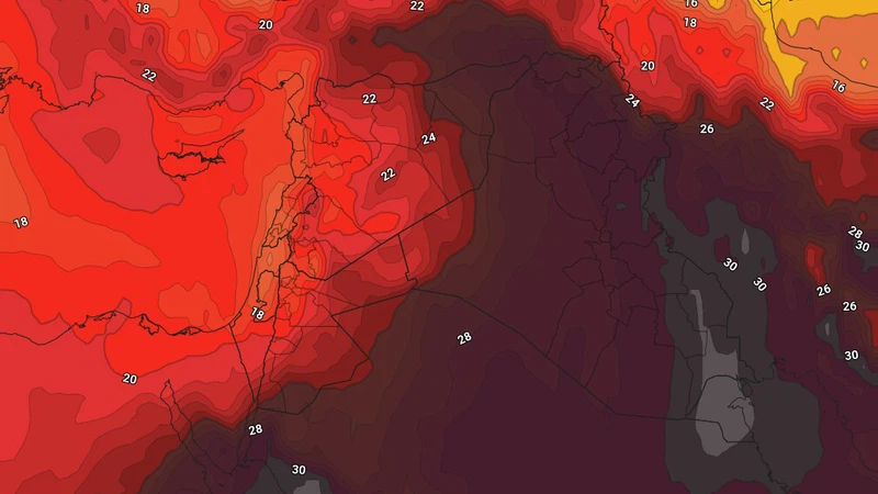 الأردن: انخفاض متسارع على درجات الحرارة الليلة وانحسار الموجة الحارة بشكل تام السبت | عرب تايم الأردن: انخفاض متسارع على درجات الحرارة الليلة وانحسار الموجة الحارة بشكل تام السبت | عرب تايم