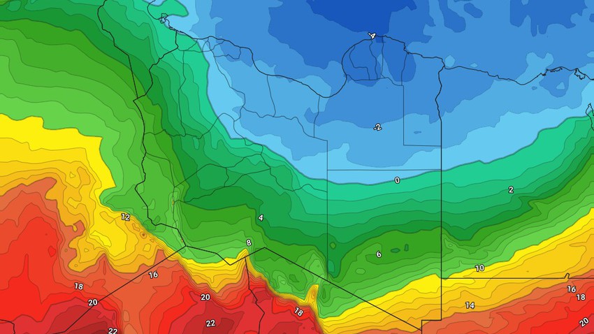 ليبيا | كتلة هوائية شديدة البرودة وقطبية المنشأ تؤثر على الدولة وتوقعات بزخات من الأمطار وثلوج نادرة في بعض المناطق 