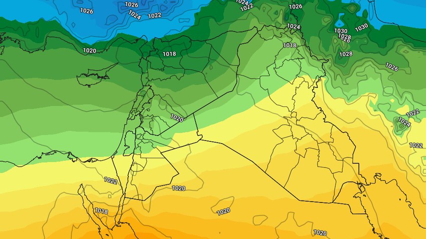 الأردن | درجات حرارة أعلى من مُعدلاتها الأحد وتيارات هوائية غربية الإثنين وفرصة محدودة لزخات محلية من الأمطار شمالاً