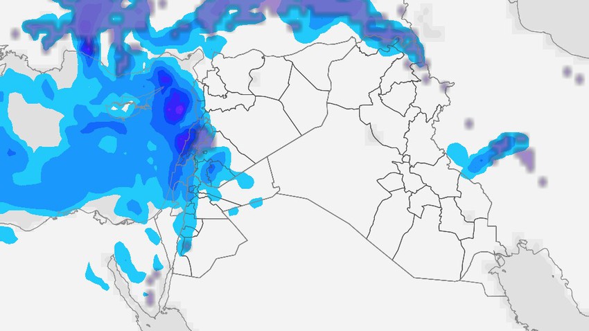 العراق | تجد فرص هطول زخات الأمطار والثلوج على أقصى القمم الشمالية الخميس  