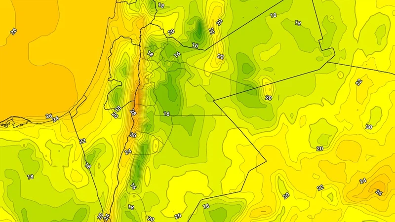 الأردن: الليالي المُنعشة مستمرة ولا تغيّرات جوهرية على حالة الطقس حتى نهاية الأسبوع | عرب تايم الأردن: الليالي المُنعشة مستمرة ولا تغيّرات جوهرية على حالة الطقس حتى نهاية الأسبوع | عرب تايم
