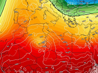 Une dépression désertique touche l'Algérie et la Tunisie, accompagnée de fluctuations météorologiques importantes en milieu de semaine