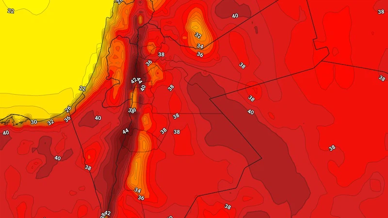 الأردن/الاثنين: ذروة الأجواء الحارة هذا الأسبوع ودرجات الحرارة تتجاوز منتصف الـ30 في عمان | عرب تايم الأردن/الاثنين: ذروة الأجواء الحارة هذا الأسبوع ودرجات الحرارة تتجاوز منتصف الـ30 في عمان | عرب تايم