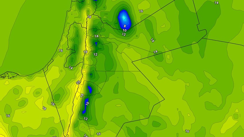 الأردن | طقس بارد في عموم المناطق السبت ويُحتمل هطول زخات محلية من الأمطار شمال المملكة    