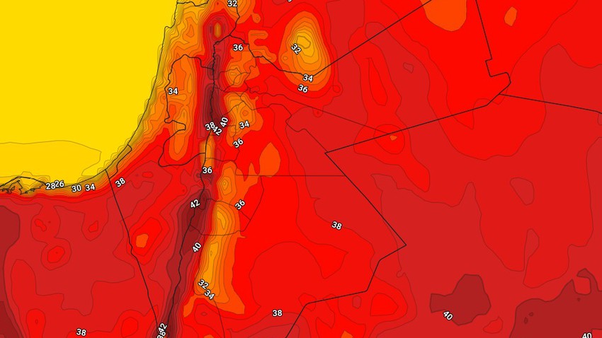 Jordanie | Temps relativement chaud à chaud dans diverses régions du Royaume samedi