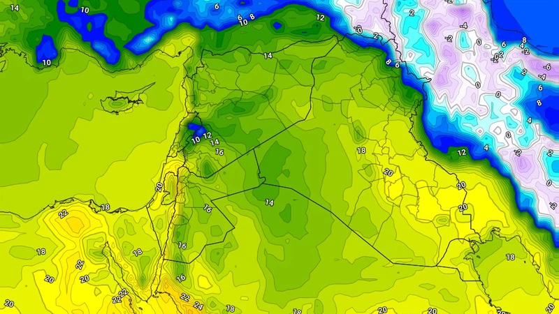Iraq | Temperatures continue to be higher than average for this time ...