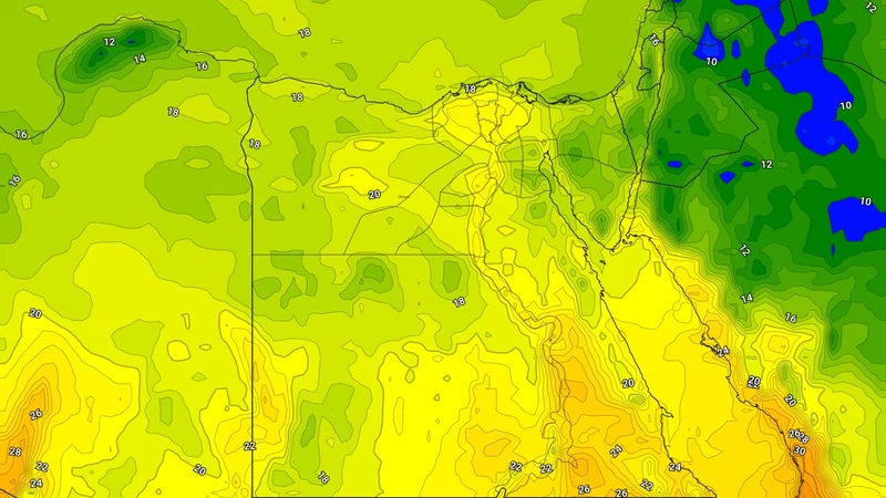 تعافي تدريجي على الأجواء وتراجع تأثيرات الموجة الباردة عن مصر خلال الأيام القادمة | عرب تايم تعافي تدريجي على الأجواء وتراجع تأثيرات الموجة الباردة عن مصر خلال الأيام القادمة | عرب تايم