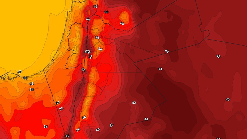 Jordanie | Une légère diminution de l&#39;impact de la canicule sur le Royaume et une baisse des températures alors que le temps reste chaud samedi