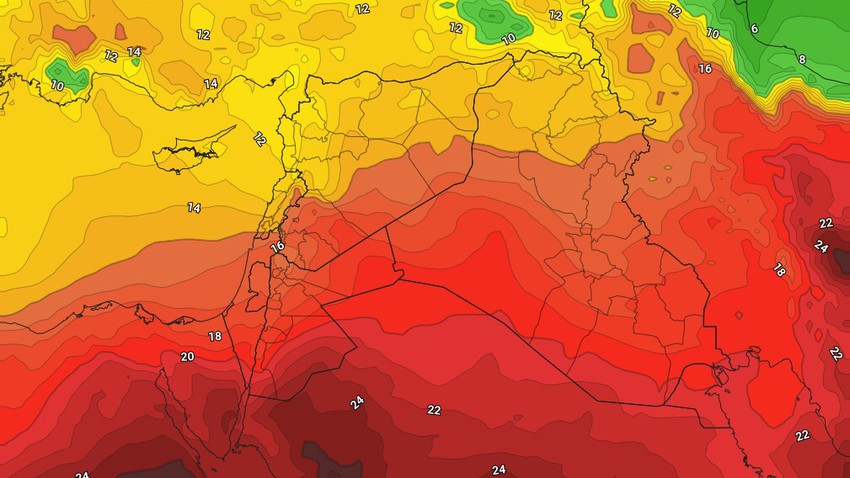 الأردن | عودة درجات الحرارة للارتفاع التدريجي الأيام القادمة   