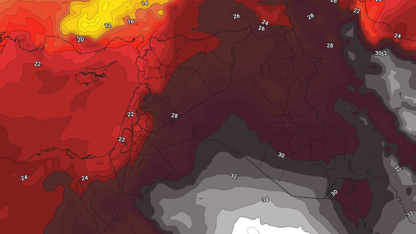 الأردن | ارتفاع واضح على درجات الحرارة يومي الخميس والجمعة وعودة للأجواء الصيفية  