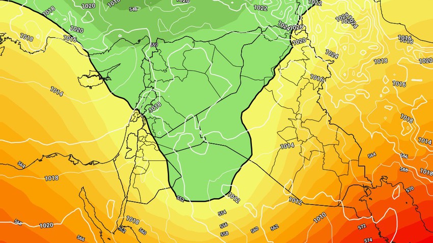 Bulletin hebdomadaire Irak | Fluctuations de température et surveillance de l&#39;émergence d&#39;un état d&#39;instabilité atmosphérique lundi et mardi