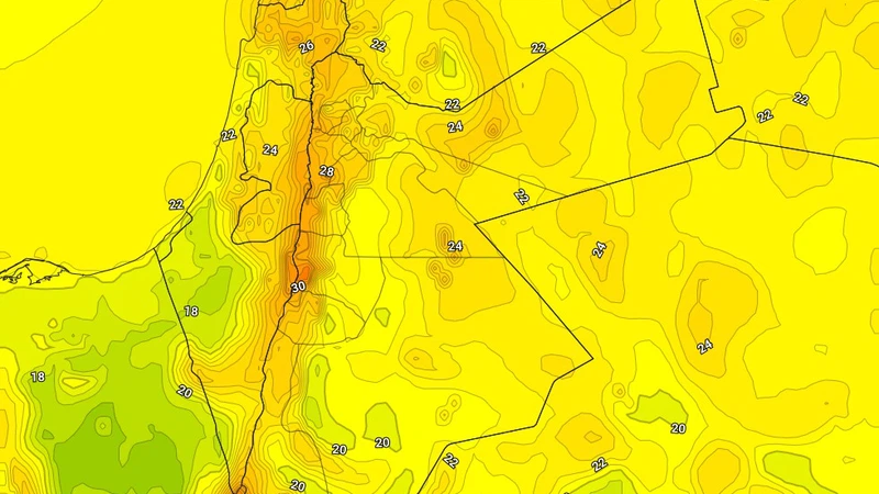 ارتفاع درجات الحرارة الصغرى بحوالي 10 درجات مئوية مقارنة بالليالي الماضية وأجواء أكثر دفئًا مساءً وليلاً | عرب تايم ارتفاع درجات الحرارة الصغرى بحوالي 10 درجات مئوية مقارنة بالليالي الماضية وأجواء أكثر دفئًا مساءً وليلاً | عرب تايم