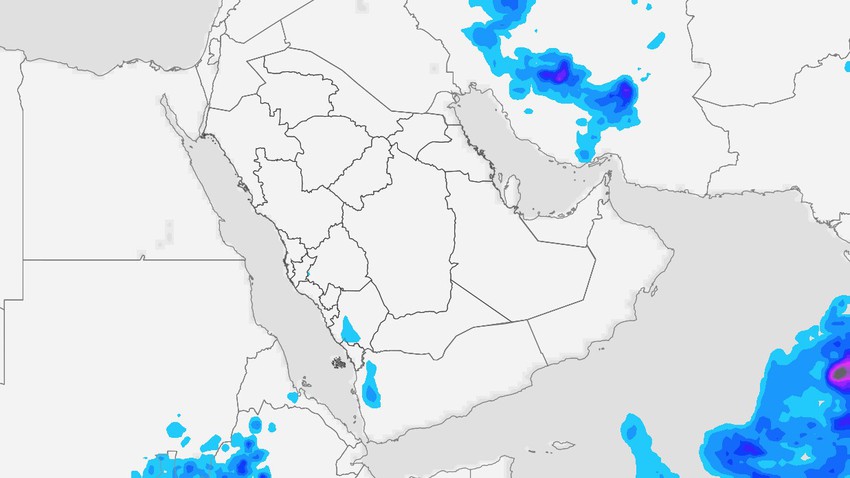 Yemen - Weekend | Chances of rain showers improve in parts of the western mountains