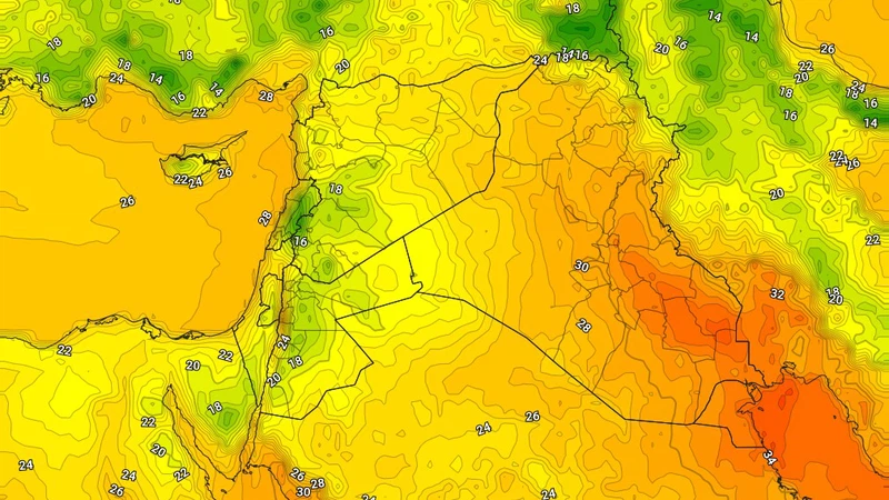 بلاد الشام: انحسار الموجة الحارة المرهقة وانفراجة كبيرة على الأجواء بهذا الموعد | عرب تايم بلاد الشام: انحسار الموجة الحارة المرهقة وانفراجة كبيرة على الأجواء بهذا الموعد | عرب تايم